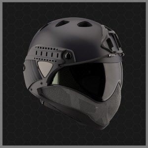 Casque noir