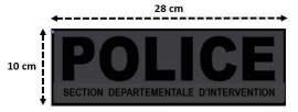 sbt-police-section departementale d'intervention-bv-size
