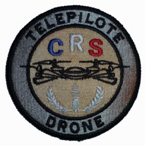 Ecusson épaule CRS Telepilote HV